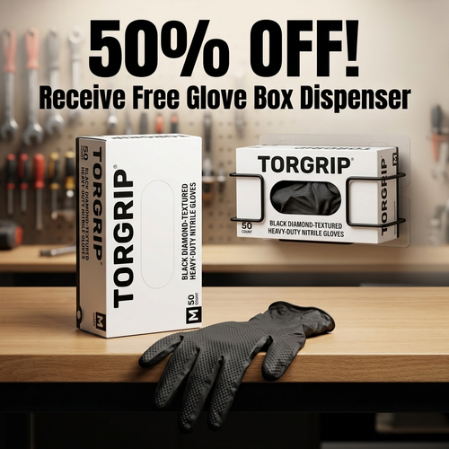 Torgrip HD™ Diamond Grip Nitrile Gloves
